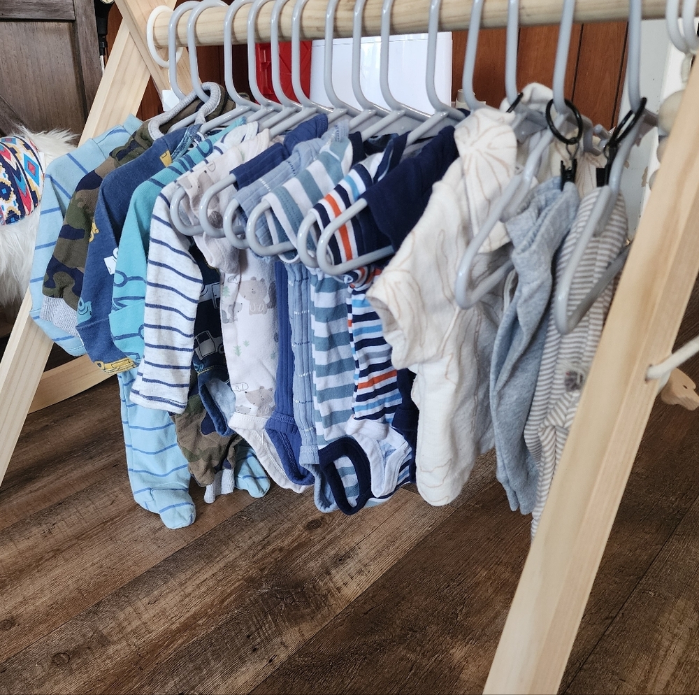 14 Newborn Baby Boy Onesie Outfit Collection